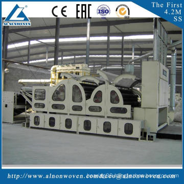 High quality ALSL-1550 roller carding machine poleyester carding machine